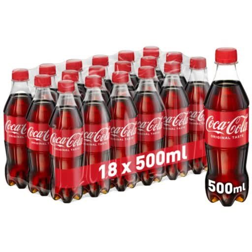 COCA-COLA NAPÓJ GAZOWANY ZGRZEWKA 500ML X 18SZT COCA COLA