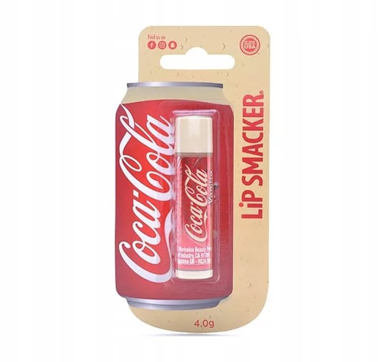Coca Cola Vanilla Lip Smacker balsam do ust pomadka nawilżająca dla dzieci Lip Smacker