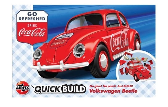 Coca-Cola® VW Beetle model z klocków Airfix Quick Build Airfix