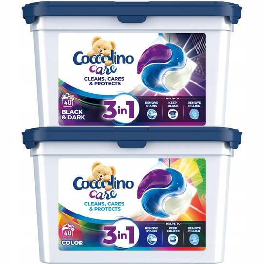 Coccolino Care Kapsułki do prania MIX 80 szt 2x XL Unilever