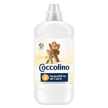 Coccolino Sensitive Almond & Cashmere Balm Delikatny płyn do płukania tkanin o zapachu migdałów i kaszmirowego balsamu 1275 ml Inny producent
