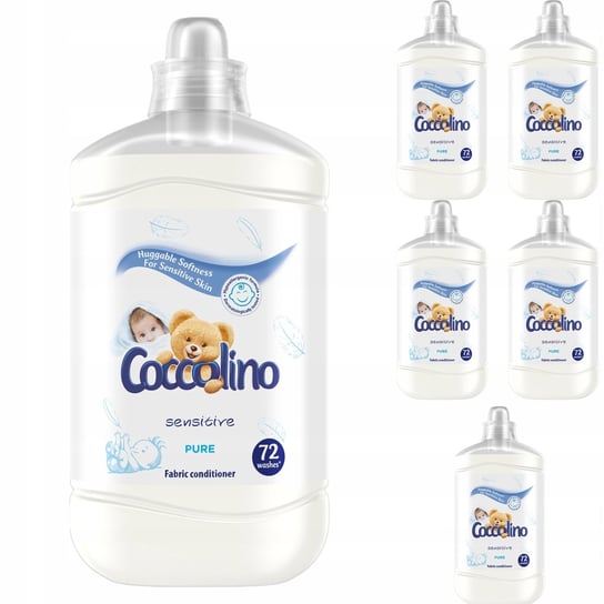 Coccolino Sensitive Płyn do płukania 6x1,8l 432pr Unilever