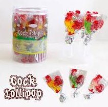 Cock Lollipop, lizak w kształcie koguta, 30 sztuk Jelly Belly