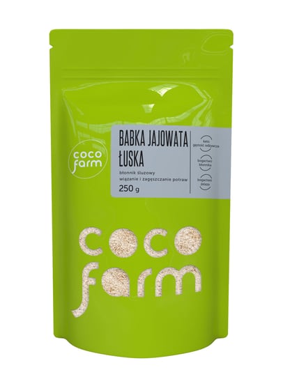 Coco Farm Babka Jajowata Łuska Błonnik Śluzowy, Wiązanie I Zagęszczanie Potraw 250G COCO FARM