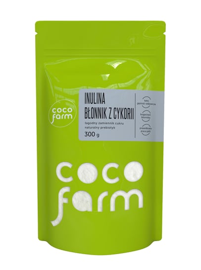 Coco Farm Inulina Błonnik Z Cykorii Łagodny Zamiennik Cukru, Naturalny Prebiotyk 300G COCO FARM