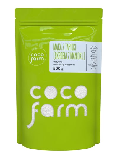 Coco Farm Mąka Z Tapioki (Skrobia Z Manioku) Natywna, Orientalny Zagęstnik 500G COCO FARM