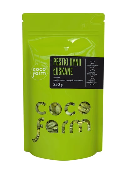 Coco Farm Pestki Dyni Łuskane, Surowe Medykament Naszych Przodków 250G COCO FARM