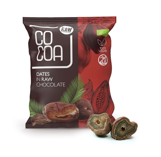 Cocoa Daktyle w surowej czekoladzie 50% BIO 70g Cocoa