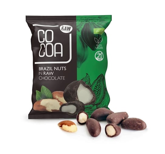 Cocoa Orzechy Brazylijskie w surowej czeko BIO 70g Cocoa