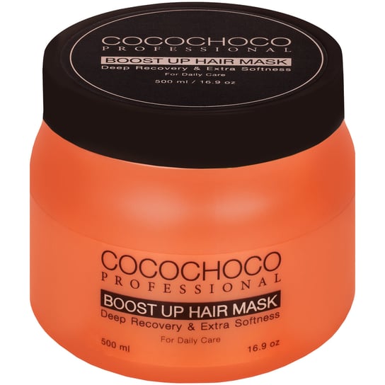 Cocochoco, Boost Up Hair Mask, Maska Głęboko Odbudowująca Włosy Zniszczone, Dodaje Blasku, Chroni, Odżywia, 500 ml Cocochoco