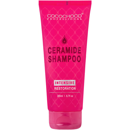 Cocochoco Ceramide Shampoo - szampon odbudowa i regeneracja włosów, intensywnie wzmacnia pasma, redukuje łamanie, 200ml Cocochoco