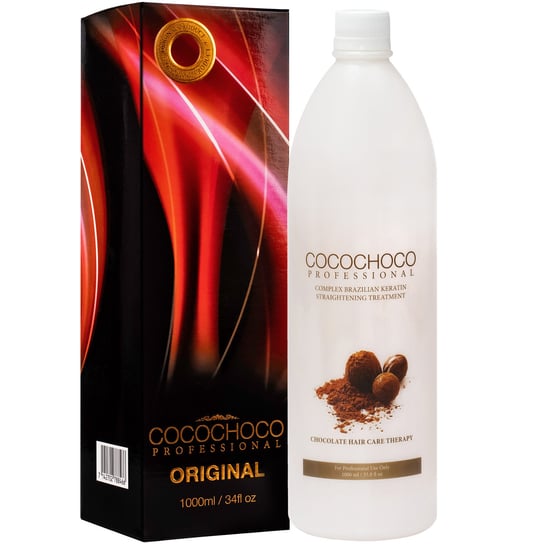 Cocochoco, Keratin Treatment Chocolate Hair Care Therapy, Keratyna Do Prostowania Włosów, Wzmacnia Wygładza Odżywia, 1000 ml Cocochoco