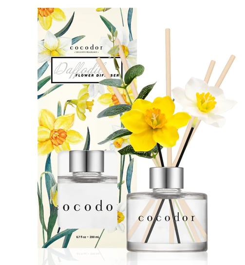 Cocodor, Dyfuzor zapachowy Daffodil 200ml Vanilla &amp; Sandalwood PDI30937 Cocodor