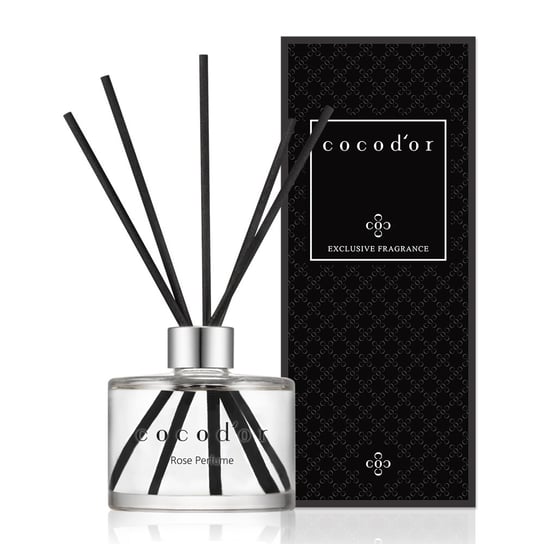 Cocodor, Dyfuzor zapachowy z patyczkami 200 ml Rose Perfume PDI30367 Cocodor