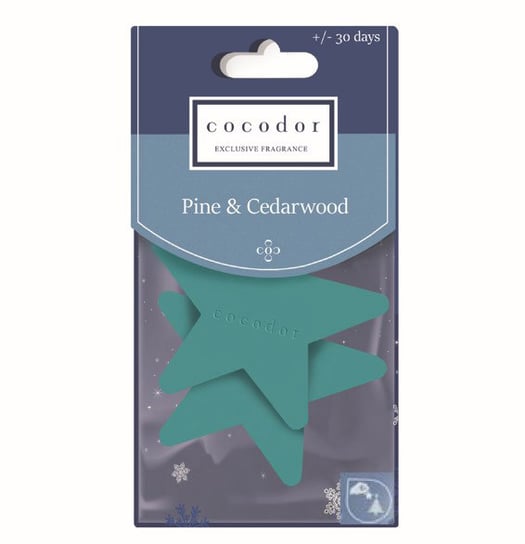 Cocodor, Zawieszka zapachowa Pine&Cedarwood PSC00122, 2 szt. Cocodor