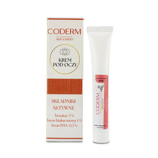 Coderm, Krem pod oczy kwas hialuronowy, 25 ml CODERM