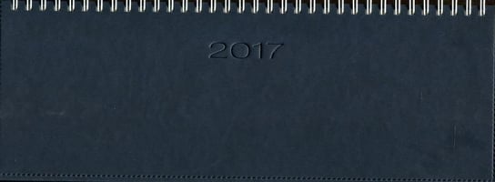 Codex, kalendarz biurkowy leżący 2017, granatowy Codex