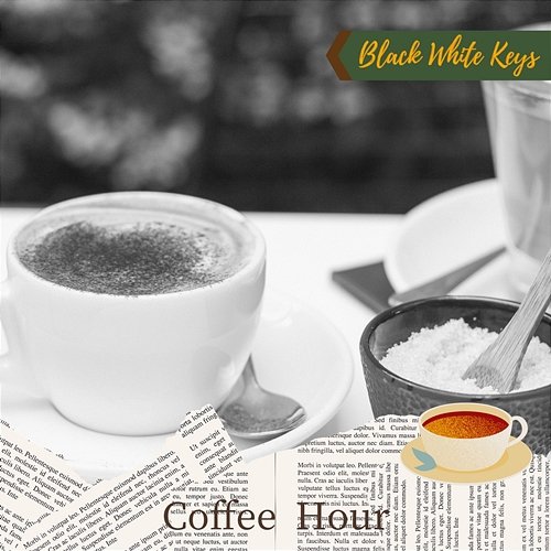 Coffee Hour Black White Keys