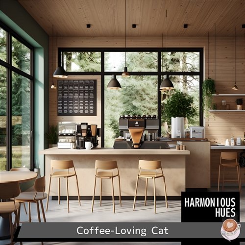 Coffee-loving Cat Harmonious Hues