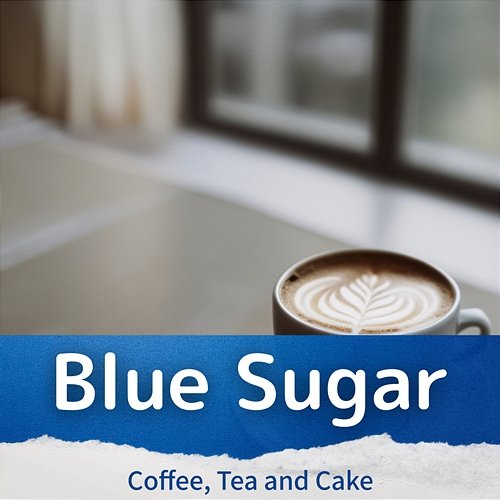 Coffee, Tea and Cake Blue Sugar