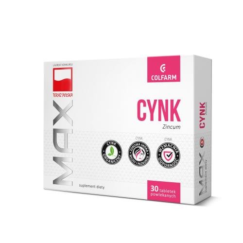 COLFARM Cynk Max, 30 tabletek Colfarm