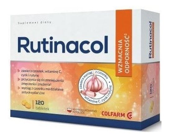 Colfarm, suplement diety Rutinacol, 120 tabletek Colfarm