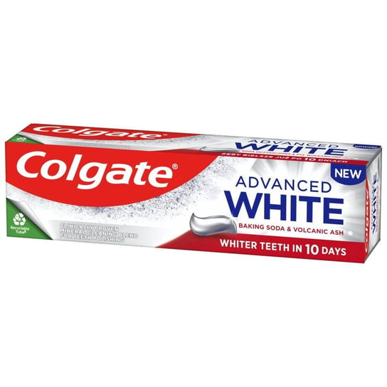 Colgate Advanced White, Pasta do zębów, Soda Oczyszczona & Pył Wulkaniczny, 75ml Colgate