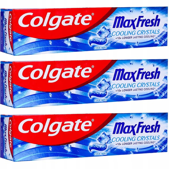 Colgate, Max Clean Mineral Scrub, Pasta Do Zębów, 3X100Ml Colgate