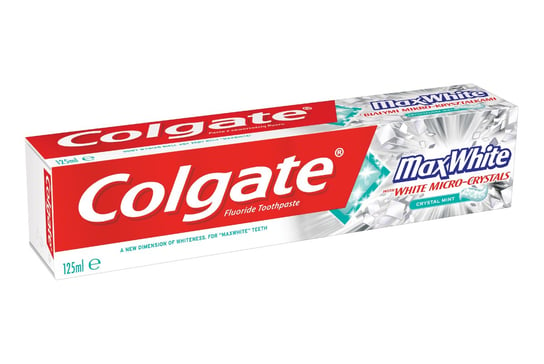 Colgate, Max White Crystal Mint, pasta do zębów, 125 ml Colgate