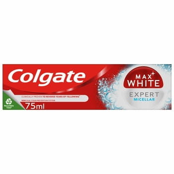 Colgate, Max White Expert Micellar Pasta Do Zębów, 75 ml Colgate