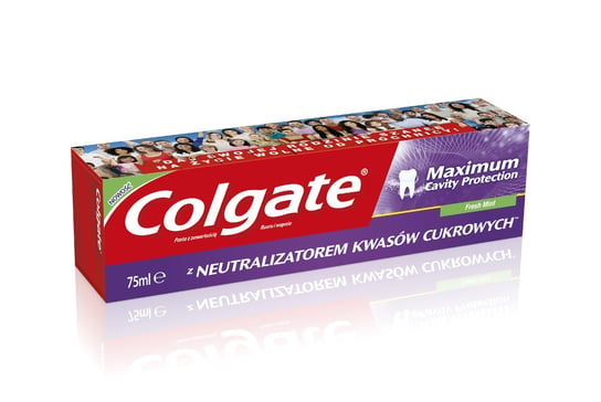 Colgate, Maximum Cavity Protection Fresh Mint, pasta do zębów, 75 ml Colgate