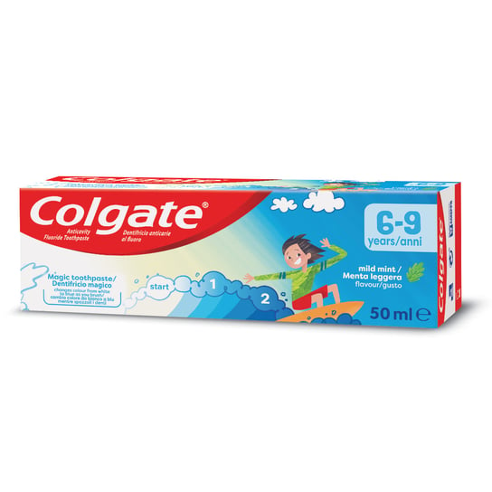 Colgate, pasta do zębów dla dzieci 6-9 lat, 50 ml Colgate