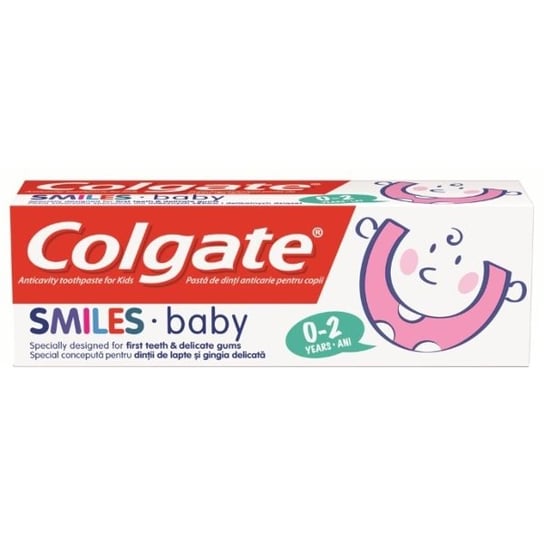 Colgate, Smiles Baby, pasta do zębów dla dzieci 0-2 lat, 50 ml Colgate