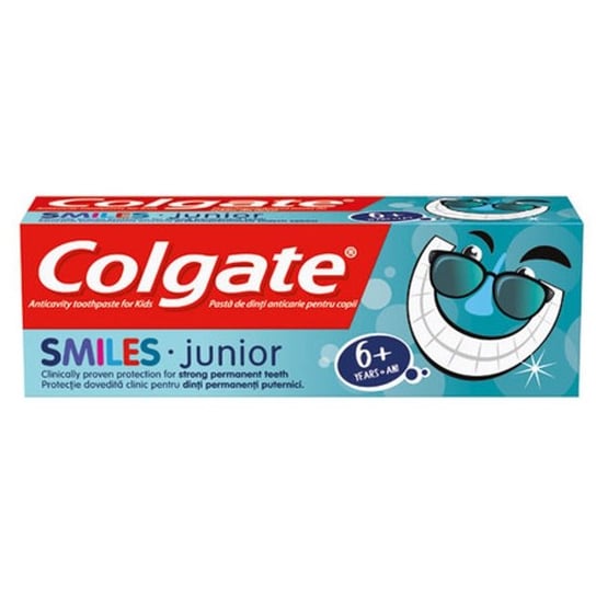 Colgate, Smiles Junior, pasta do zębów dla dzieci 6+, 50 ml Colgate