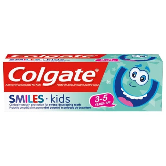 Colgate, Smiles Kids, pasta do zębów dla dzieci 3-5 lat, 50 ml Colgate