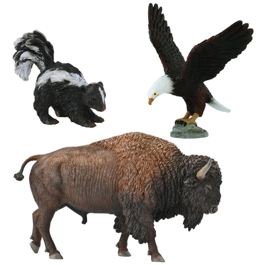 Collecta, Figurka kolekcjonerska, Zestaw Dzikich Zwierząt, Figurki Zwierzęta, nr kat 66939 Collecta