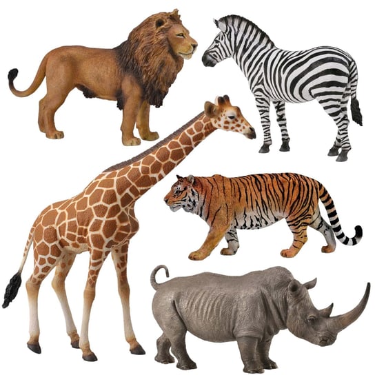 Collecta, Figurka kolekcjonerska, Zestaw Figurek Dla Dzieci, Figurki - Dzikie Zwierzęta, Safari, nr kat 66982 Collecta