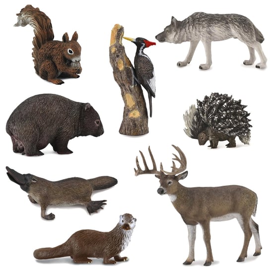 Collecta, Figurka kolekcjonerska, Zestaw Figurek Dla Dzieci, Figurki Zwierzęta Leśne, nr kat 66970 Collecta