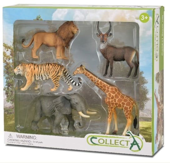 Collecta, Figurka kolekcjonerska, Zwierzęta Z Safari Windowbox, 5 Szt., nr kat 89992 Collecta