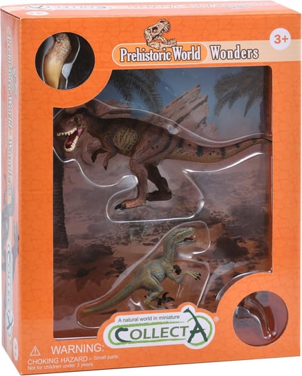 Collecta, figurki kolekcjonerskie, zestaw 2 dinozaurów w opakowaniu Collecta