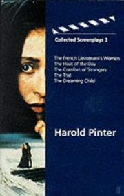 Collected Screenplays 3 Pinter Harold