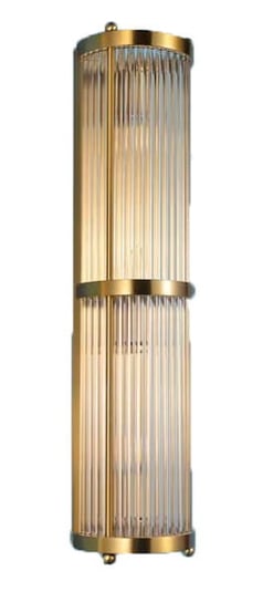 Collin  - kinkiet kryształowy złoty kolumna 45cm Iluminar