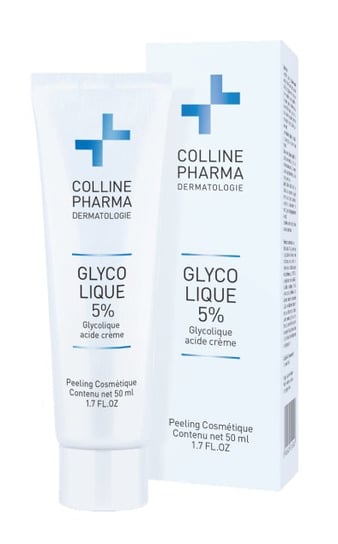 Colline Pharma, Dermatologie Glycolique 5%, peeling w kremie, 50 ml Colline Pharma