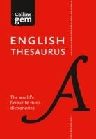 Collins English Thesaurus Gem Edition Collins Dictionaries