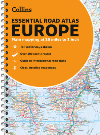 Collins Essential Road Atlas Europe Collins Maps