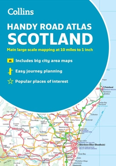 Collins Handy Road Atlas Scotland Opracowanie zbiorowe