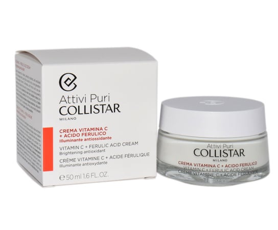 Collistar, Attivi Puri, krem do twarzy z witaminą C i kwasem ferulowym, 50 ml Collistar