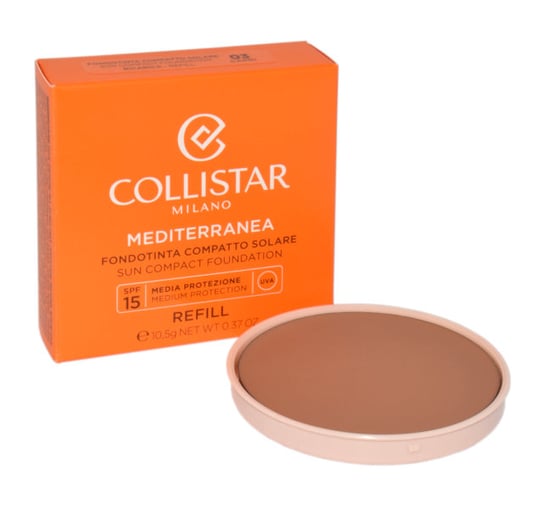 Collistar, Collistar Mediterranea Sun Compact Foundation Spf15, Podkład Do Twarzy, 03 Capri Refill, 10,5g Collistar