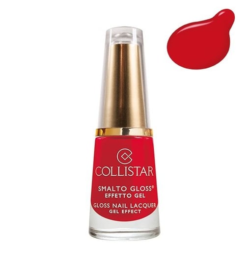 Collistar, Gloss Nail Lacquer Gel Effect, lakier żelowy do paznokci 580 Rosso Sofia, 6 ml Collistar