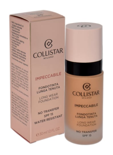 Collistar, Impeccabile Long Wear, Podkład do twarzy SPF 15 3G Natural Gold, 30 ml Collistar